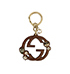 Gucci GG Keyring, &pound;100, Accessories, Brown, Wicker, Front view